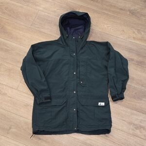 Retro 90's MEC Forest Green Hooded Anorak GorpcoreJacket
